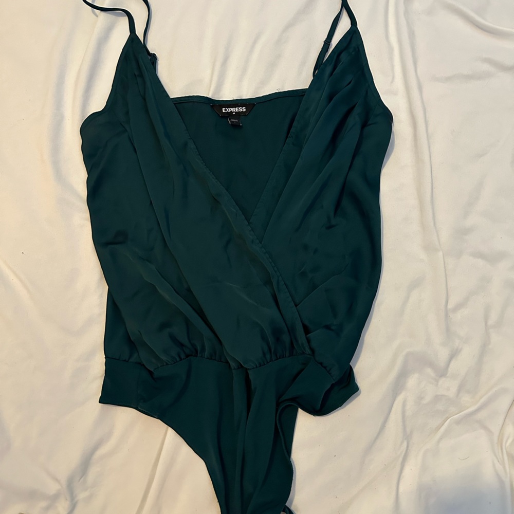 Express cross front blouse bodysuit